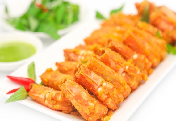 TÔM SÚ RANG TRỨNG MUỐI