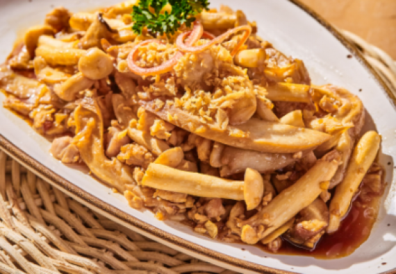 NẤM XÀO CHÁY TỎI