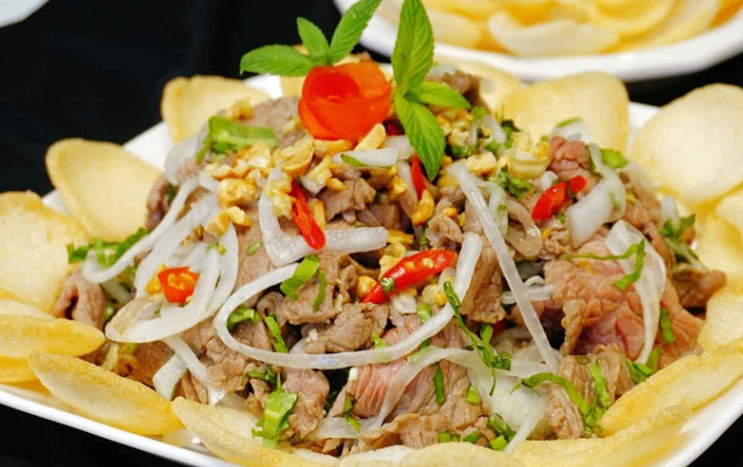 GỎI BÒ BÓP THẤU