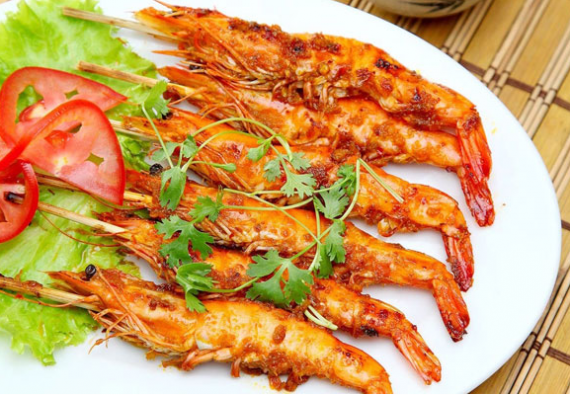 TÔM SÚ NƯỚNG MUỐI ỚT