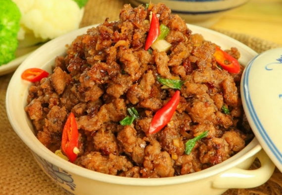 MẮM TÉP CHƯNG THỊT