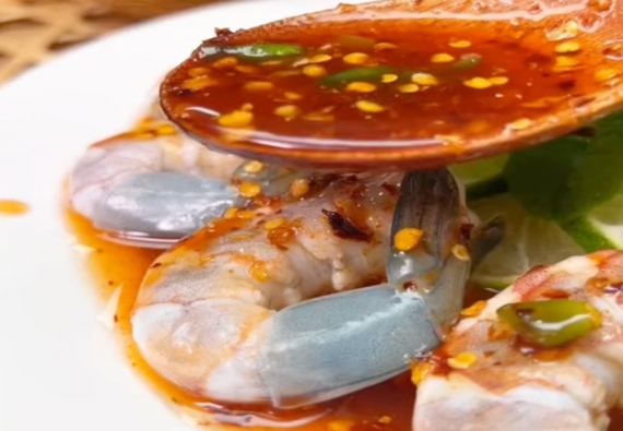 TÔM TẮM NƯỚC MẮM NHĨ