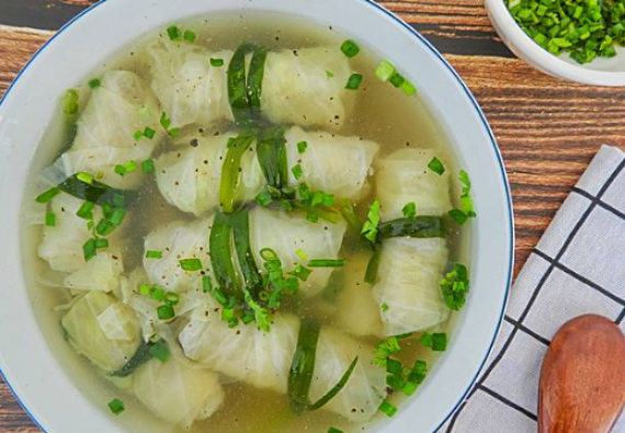CANH BẮP CẢI CUỘN THỊT