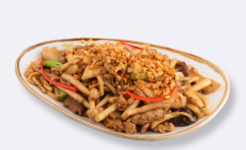 NẤM XÀO CHÁY TỎI