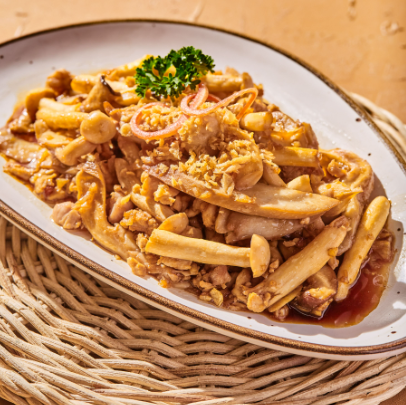 NẤM XÀO CHÁY TỎI