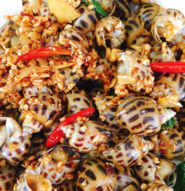 ỐC HƯƠNG CHÁY TỎI