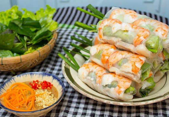 GỎI CUỐN TÔM TƯƠI