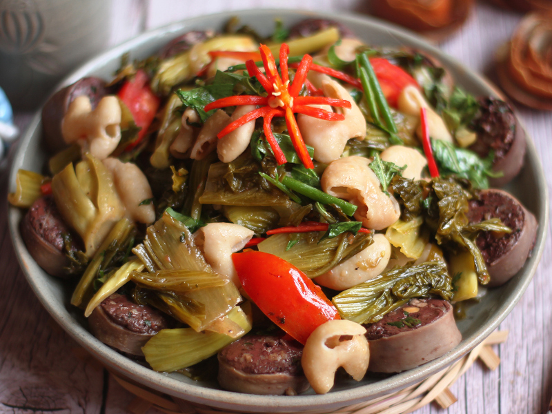  DỒI TRƯỜNG XÀO DƯA CẢI