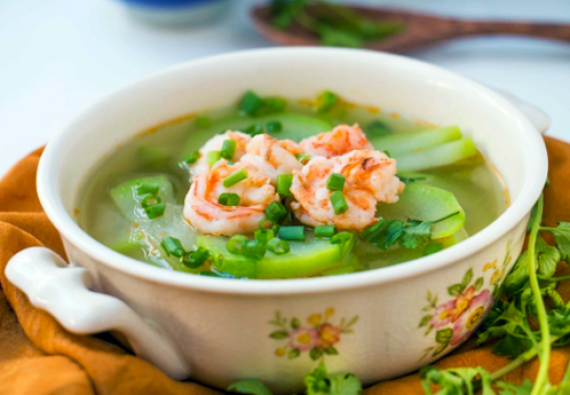  CANH MƯỚP NẤU TÔM