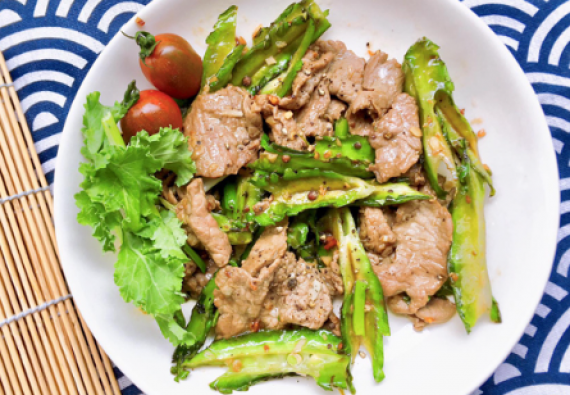 ĐẬU RỒNG XÀO BÒ