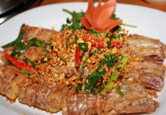 TÔM TÍT RANG TRỨNG MUỐI