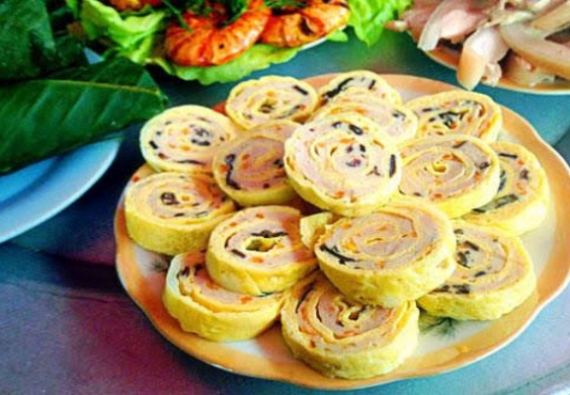 TRỨNG CUỘN TÔM THỊT 